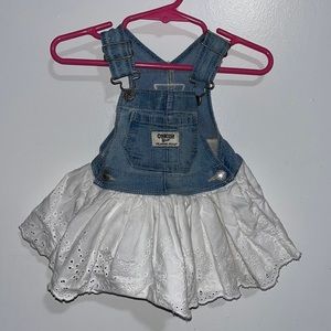 Jean dress/ infant girl dress